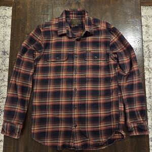 Filson Red and Black Plaid Shirt